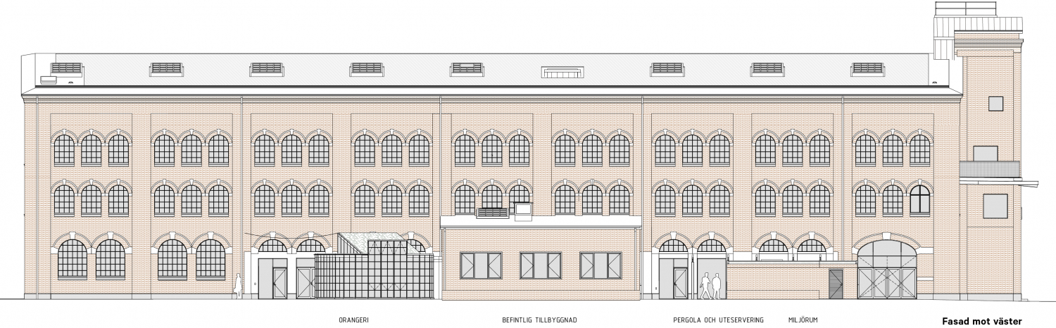 Magasinet - Fasad väster