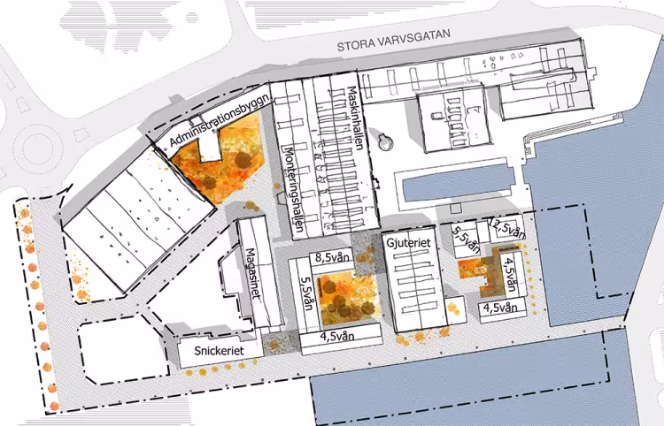 detaljplan över varvsstaden